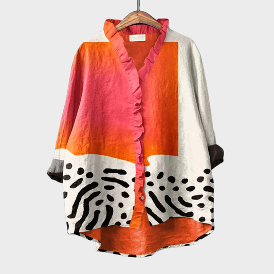 Linden Mode | Blouse met Elegant Kleurenspel
