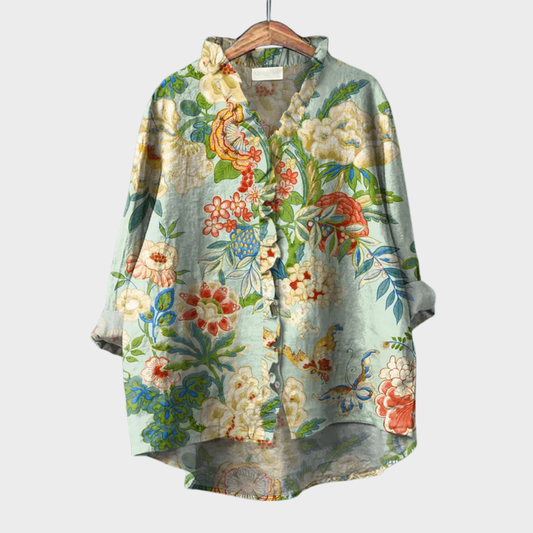 Linden Mode | Zomerblouse met Boetiek-Print