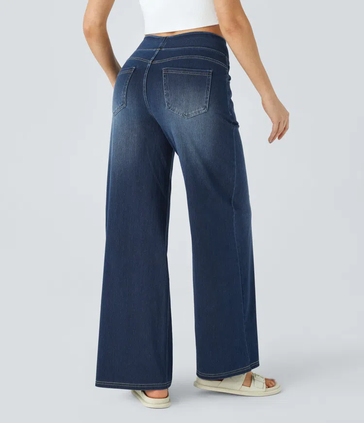 Linden Mode | Comfortabele Jeans met Hoge Taille