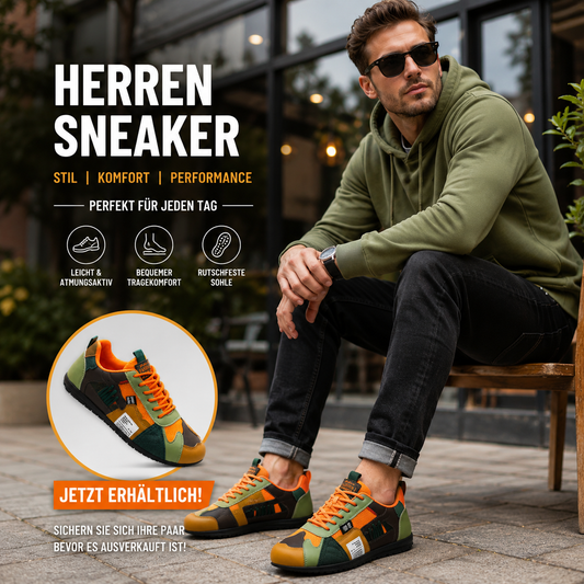 Van Dijkman Mode® | Kleurrijke Retro Sneaker