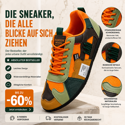 Van Dijkman Mode® | Kleurrijke Retro Sneaker