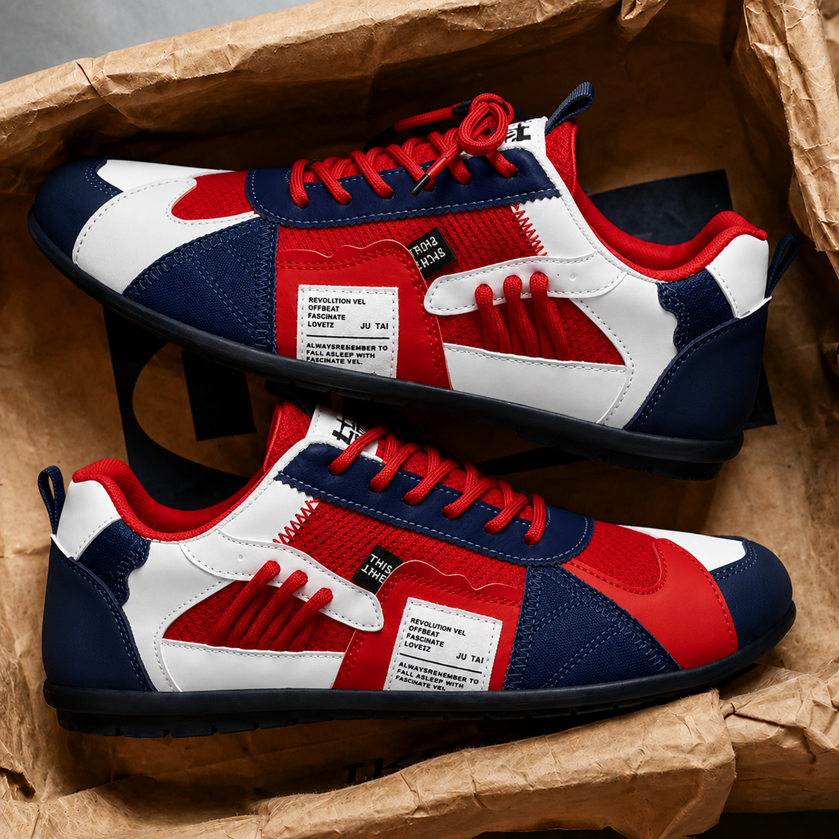Van Dijkman Mode® | Kleurrijke Retro Sneaker