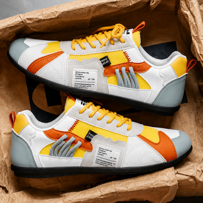 Van Dijkman Mode® | Kleurrijke Retro Sneaker