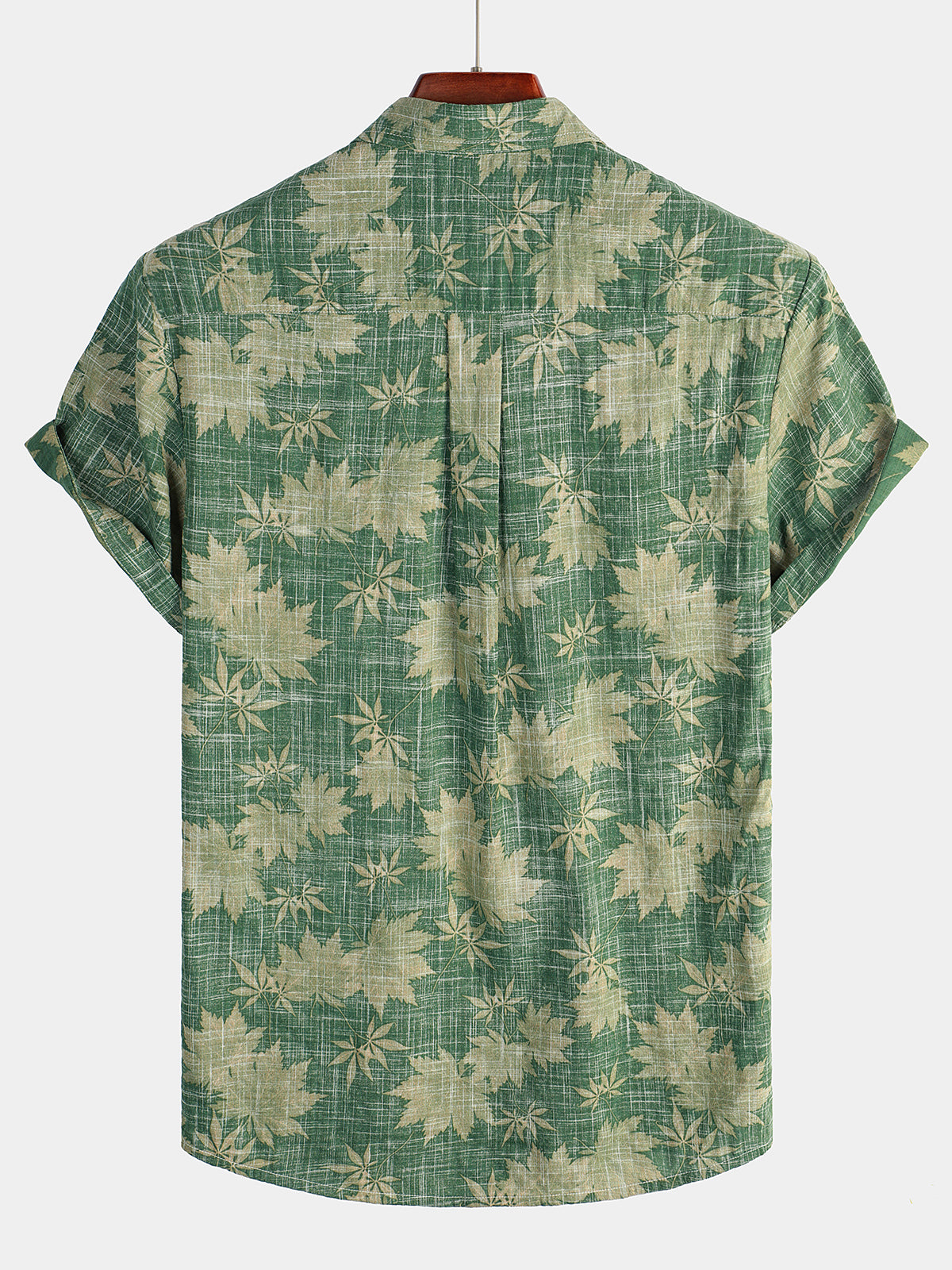 Van Dijkman Mode® | Katoenen Hawaii Overhemd met Korte Mouwen