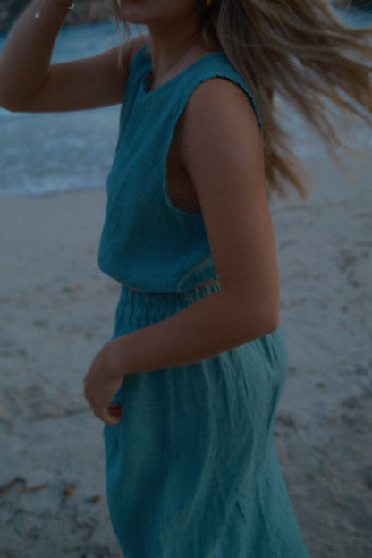 Van Dijkman Mode® | JULY LINNEN SET AGATA