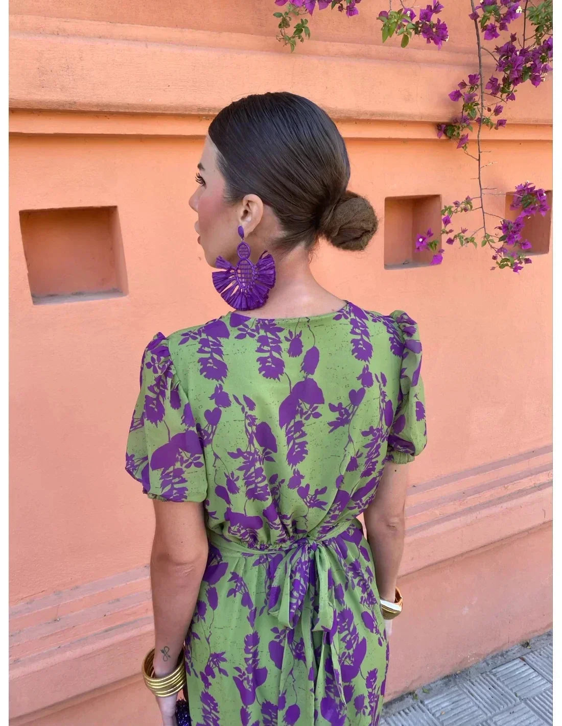 Linden Mode | Elegante Zomerjurk met Pofmouw