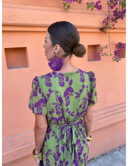 Linden Mode | Elegante Zomerjurk met Pofmouw