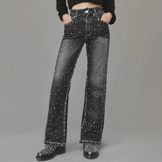 Linden Mode | Glitter Spijkerbroek