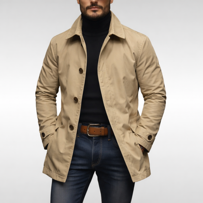 Linden Mode | Comfortabele Heren Trenchcoat