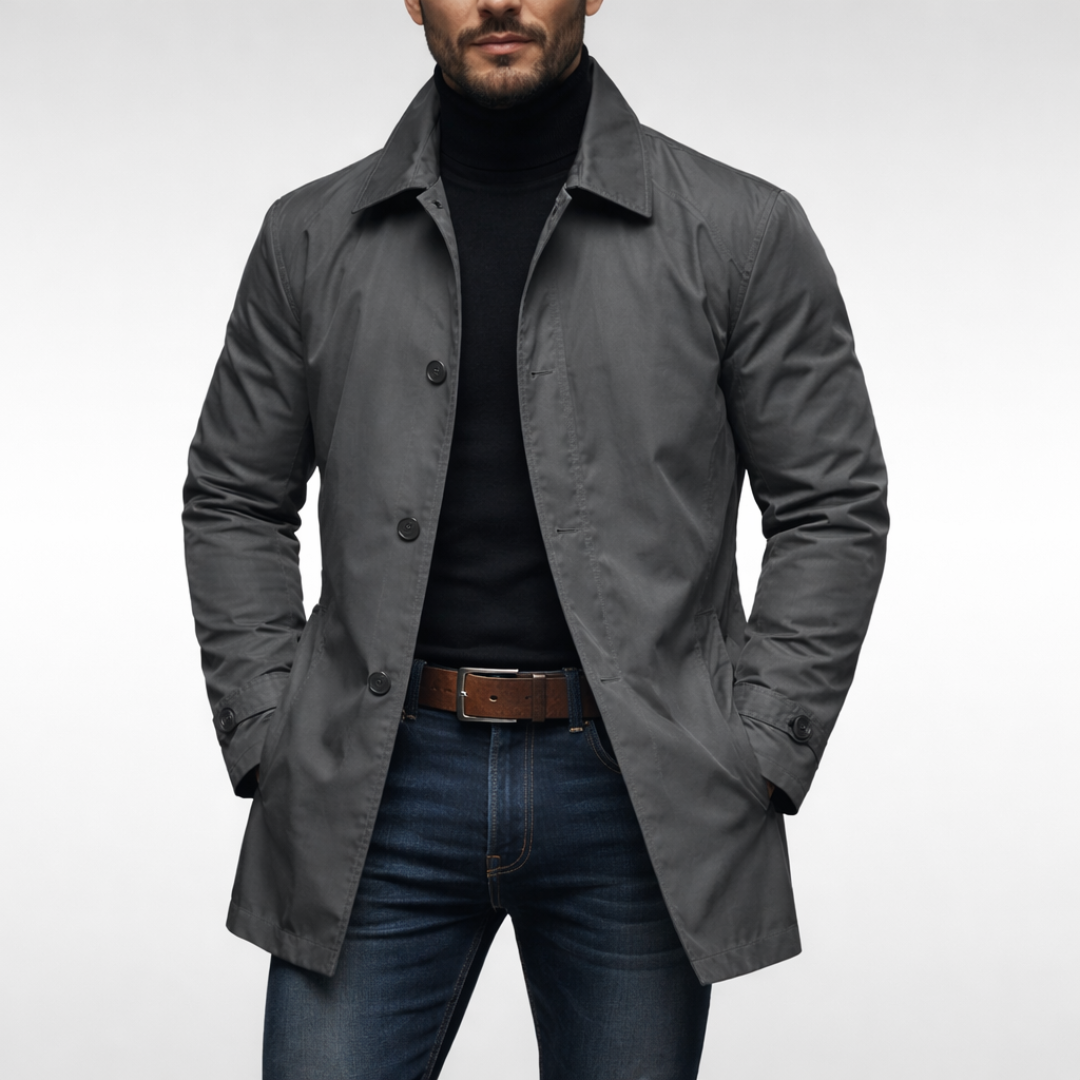 Linden Mode | Comfortabele Heren Trenchcoat