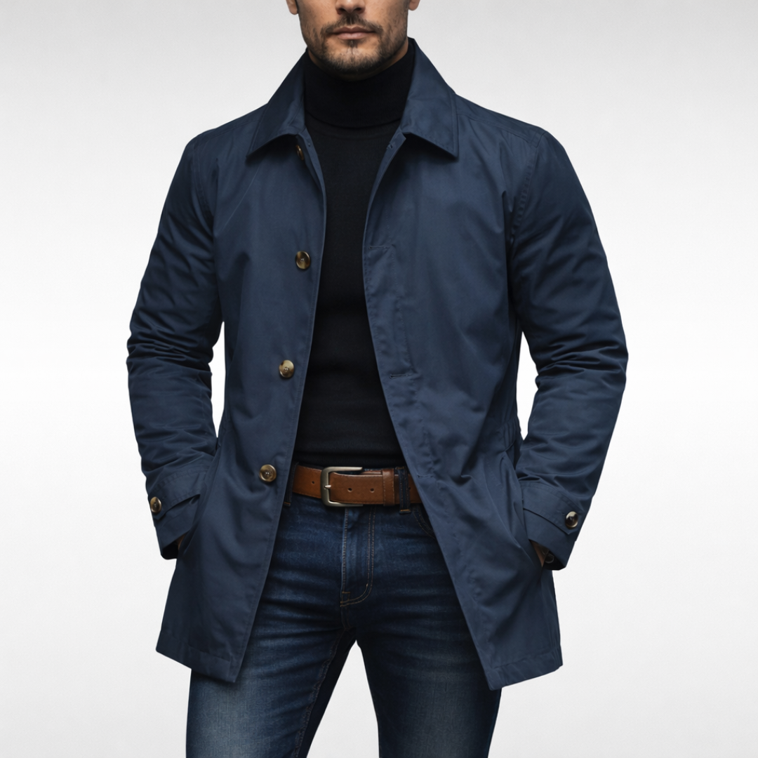 Linden Mode | Comfortabele Heren Trenchcoat