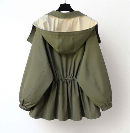 Linden Mode | Moderne Tweekleurige Trenchcoat