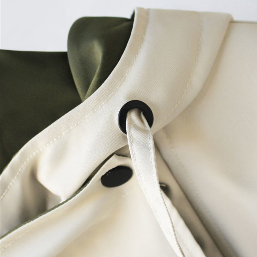 Linden Mode | Moderne Tweekleurige Trenchcoat