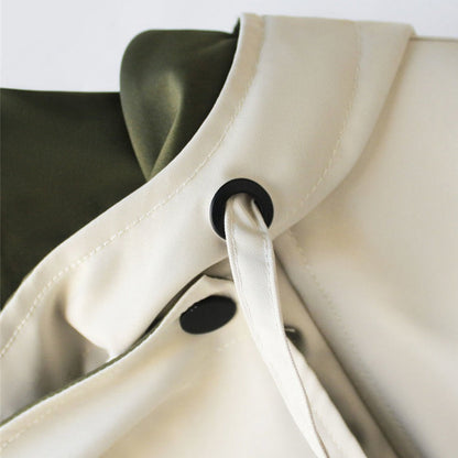 Linden Mode | Moderne Tweekleurige Trenchcoat