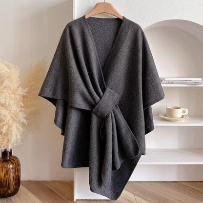 Van Dijkman Mode® | Poncho met Franjes