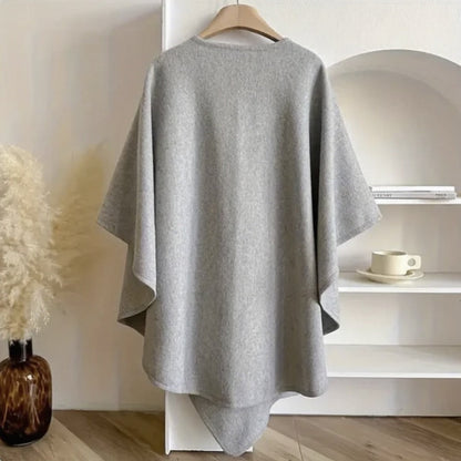 Van Dijkman Mode® | Poncho met Franjes