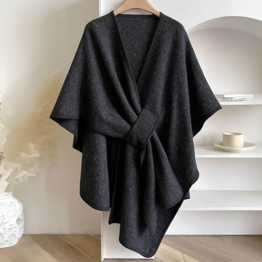 Van Dijkman Mode® | Poncho met Franjes