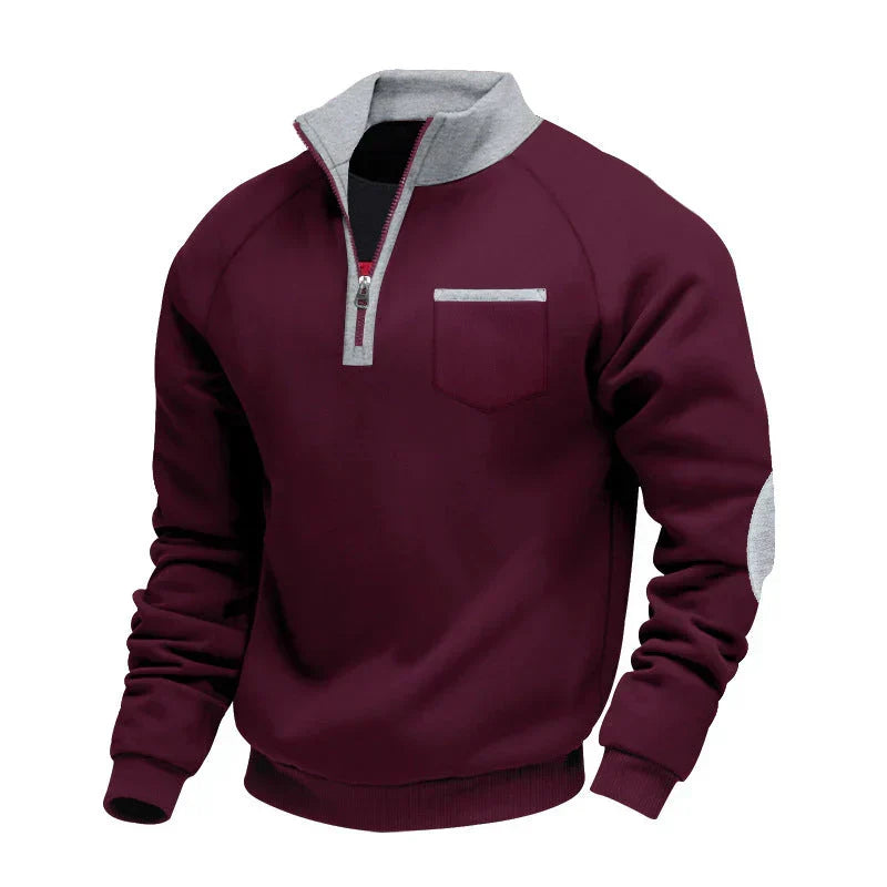 Van Dijkman Mode® | Half-Zip Sporttrui Lente