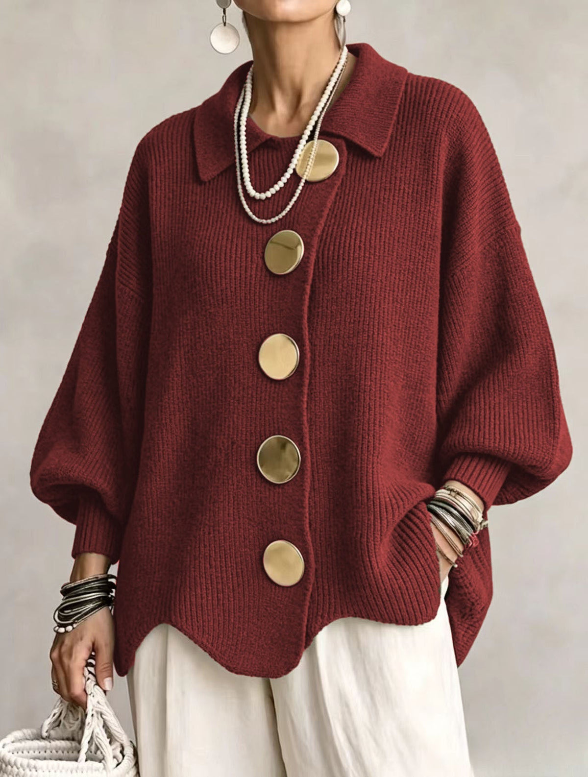 Van Dijkman Mode® | Oversized Cardigan