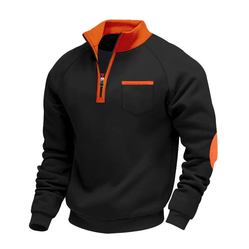 Van Dijkman Mode® | Half-Zip Sporttrui Lente