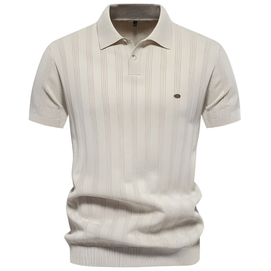 Linden Mode | Casual Heren Poloshirt met Streepdesign