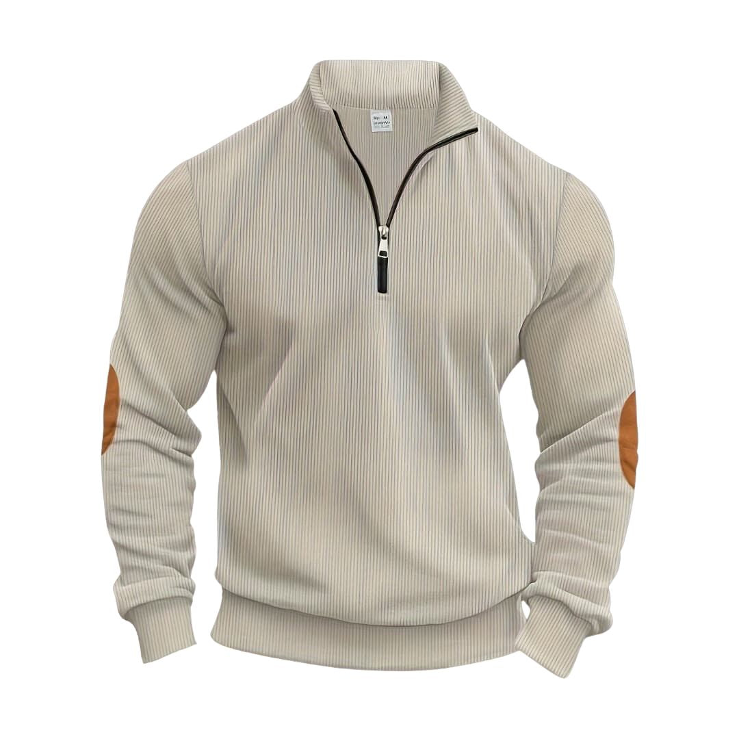 Linden Mode | Half-Zip Trui met Retro Uitstraling
