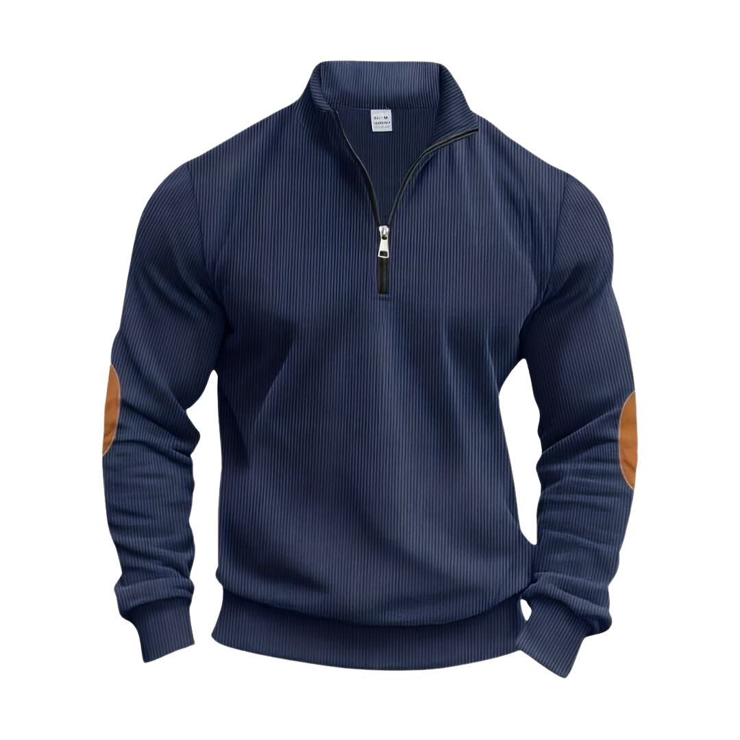Linden Mode | Half-Zip Trui met Retro Uitstraling