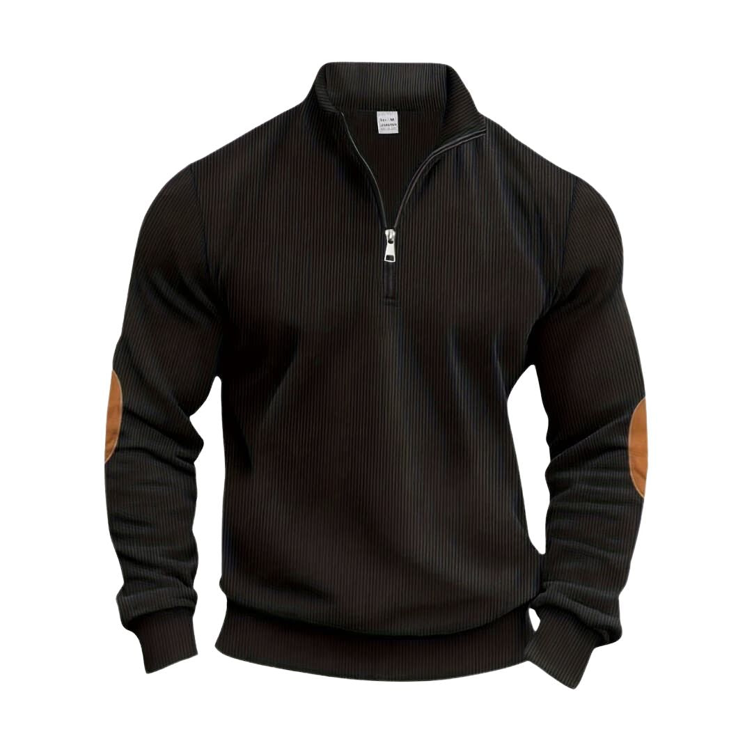 Linden Mode | Half-Zip Trui met Retro Uitstraling