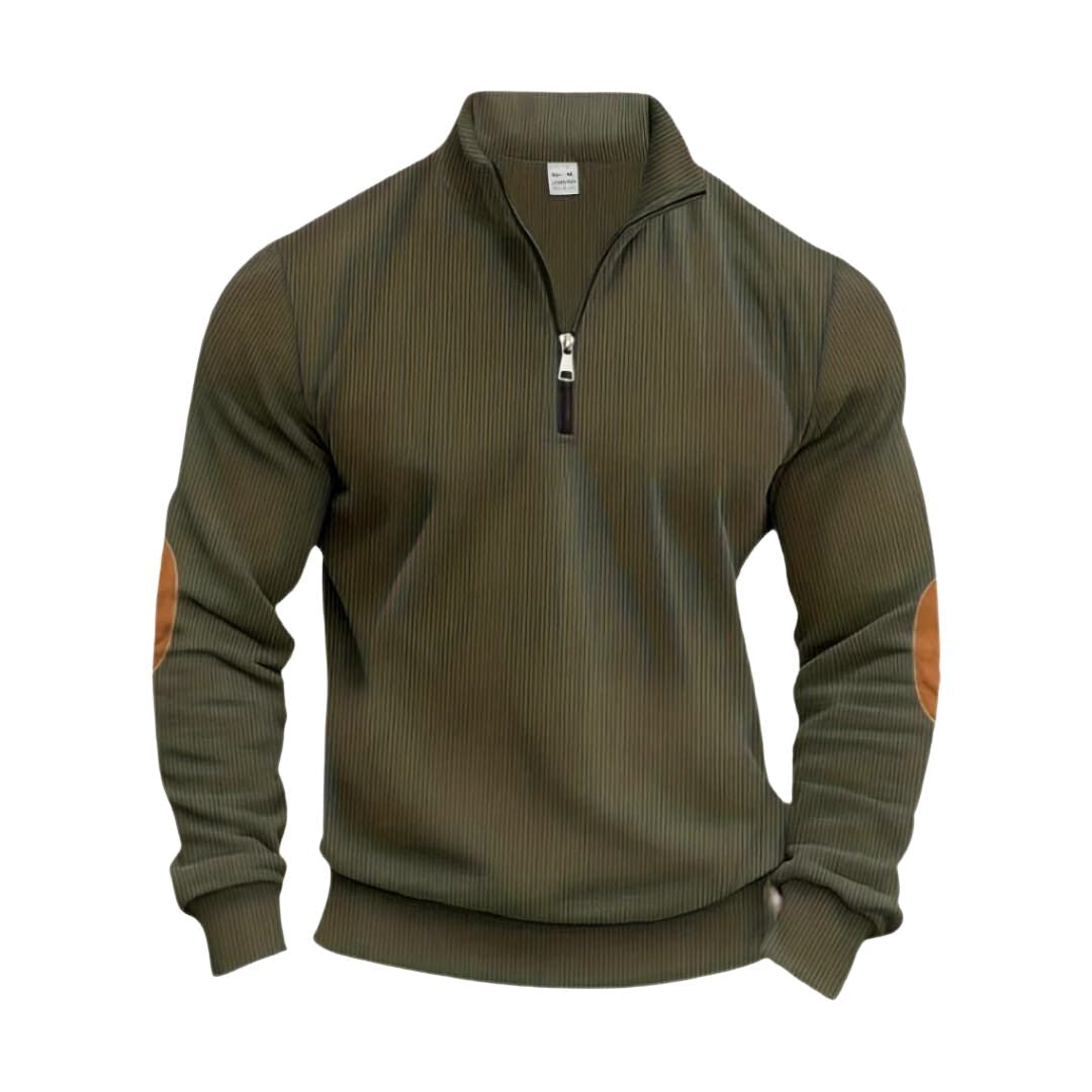 Linden Mode | Half-Zip Trui met Retro Uitstraling