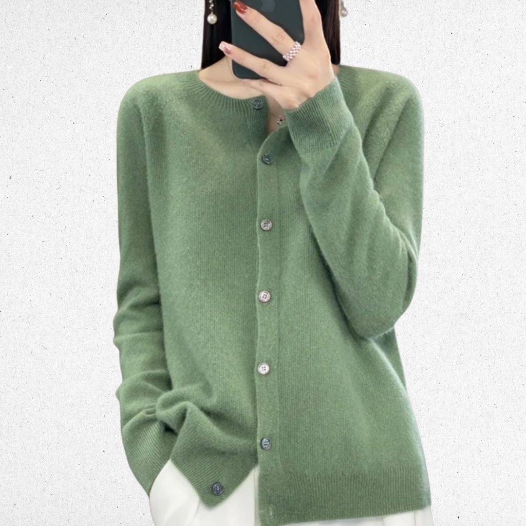 Van Dijkman Mode® | Elegante Knoopjes Cardigan