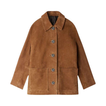 Linden Mode | Suede Statement Coat