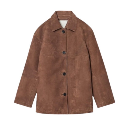 Linden Mode | Collared Suede Jacket