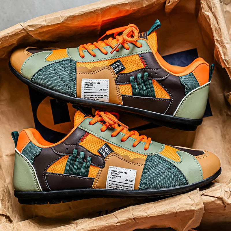 Van Dijkman Mode® | Kleurrijke Retro Sneaker