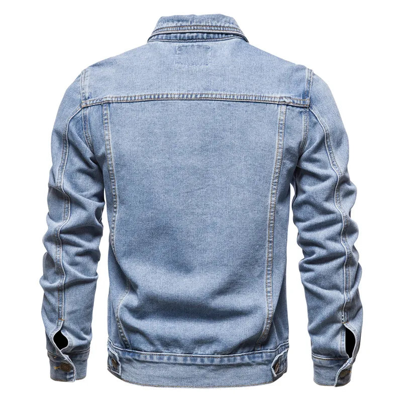Linden Mode | Denim Motorcycle Jack