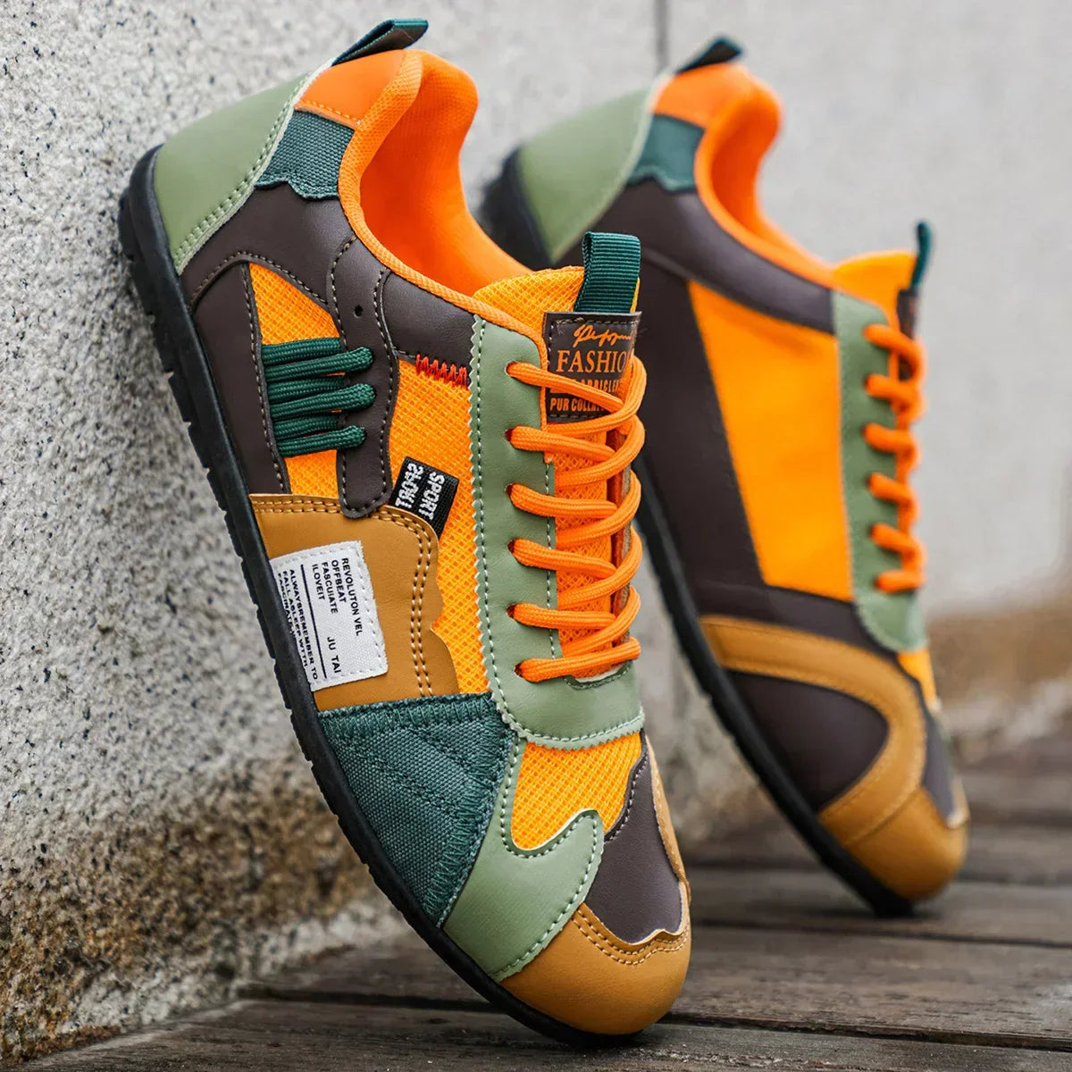 Van Dijkman Mode® | Kleurrijke Retro Sneaker