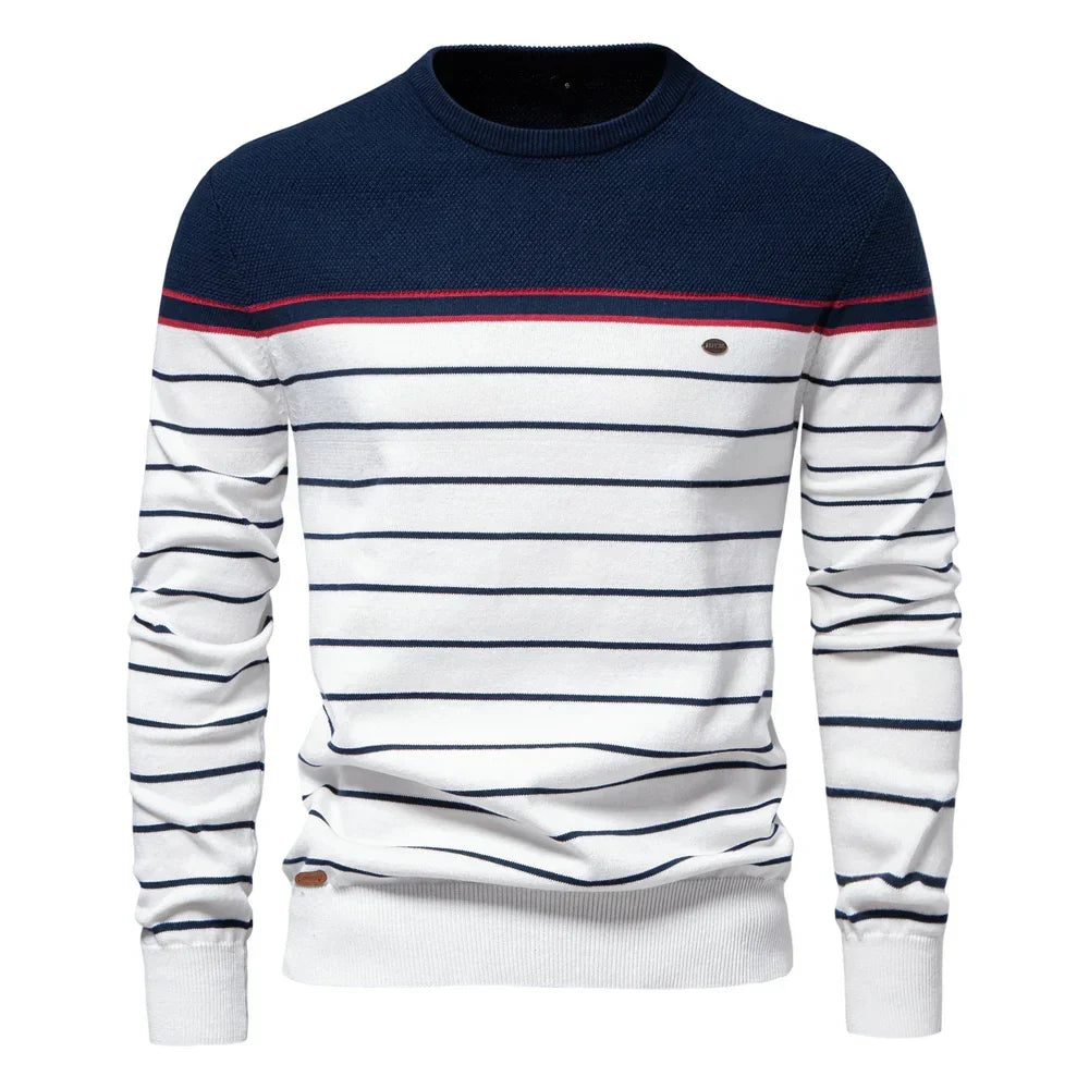 Linden Mode | Herentrui met Streepdesign