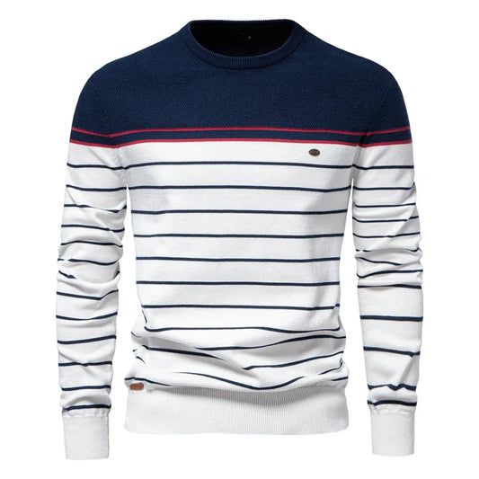 Linden Mode | Herentrui met Streepdesign