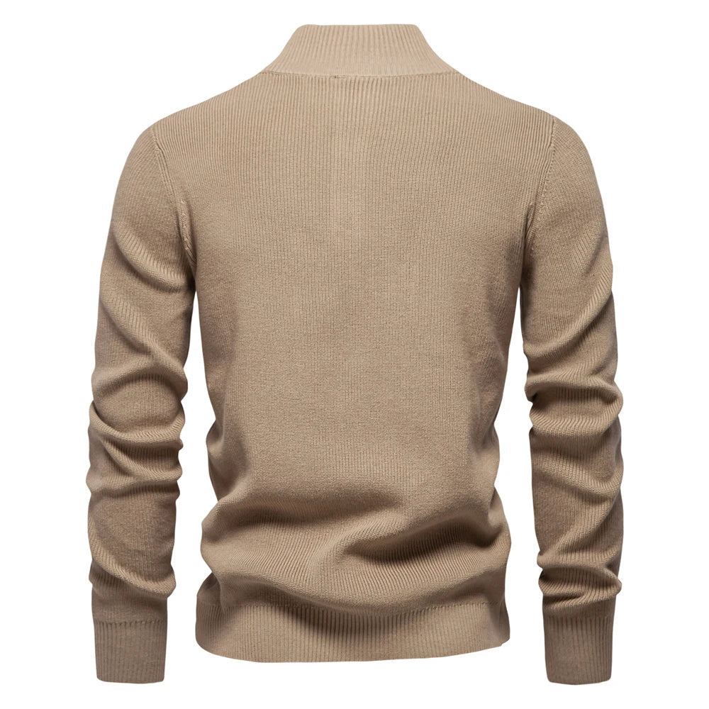 Van Dijkman Mode® | Herentrui met Knoopdesign
