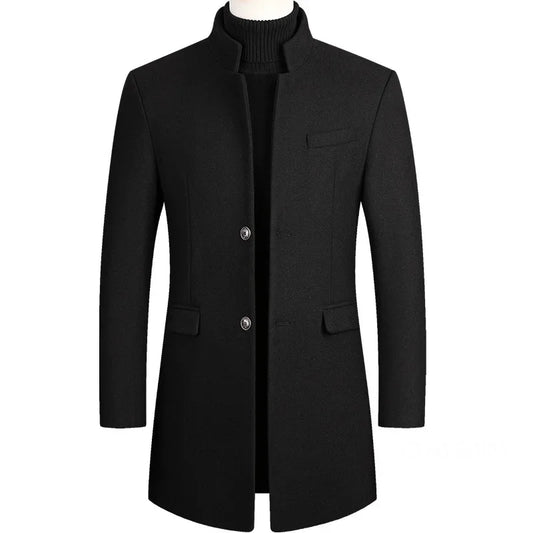 Linden Mode | Kasjmier-Wollen Heren Trenchcoat