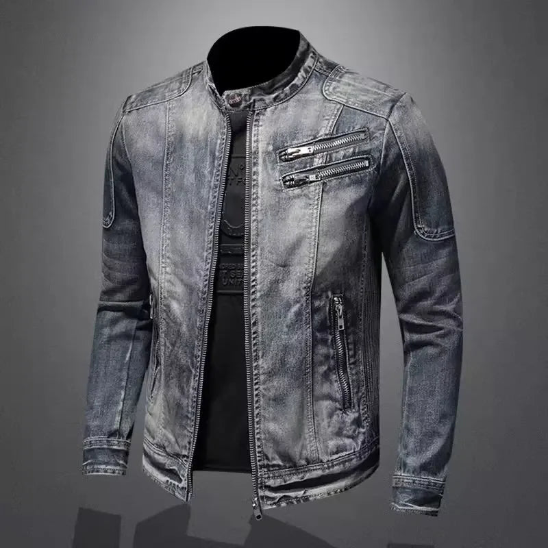 Linden Mode | Motorcycle Denim Jack