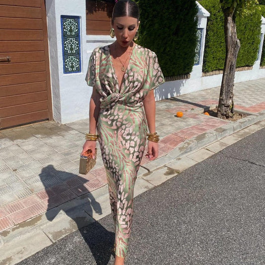 Van Dijkman Mode® | Elegante Zomerjurk met Vloeiende Snit