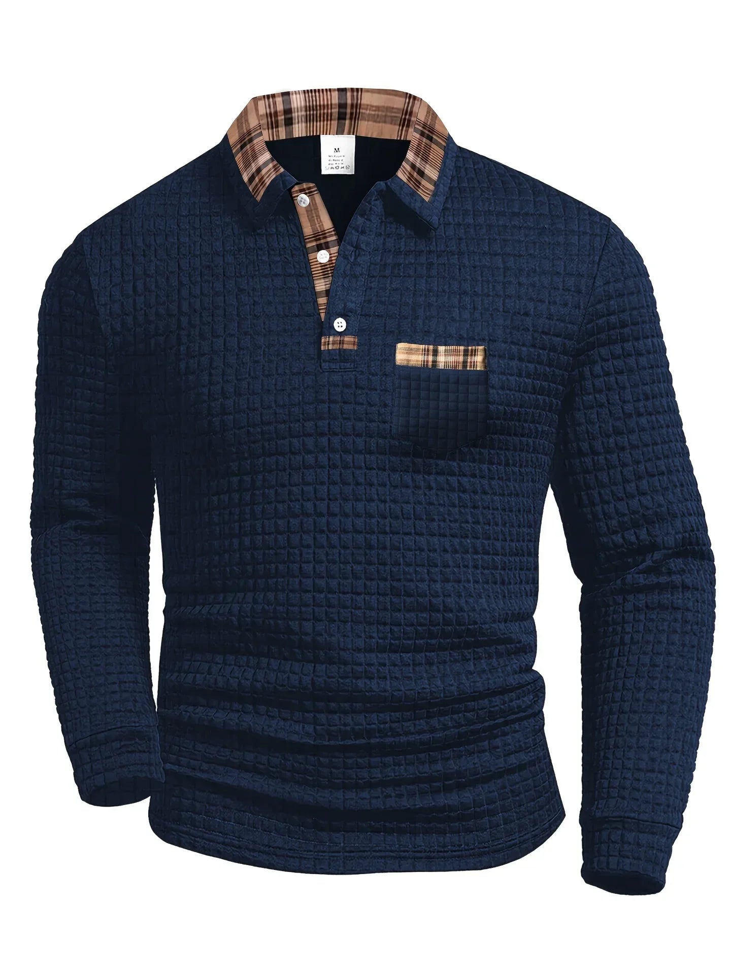 Levii BEEKMAN Geruite Polo detail