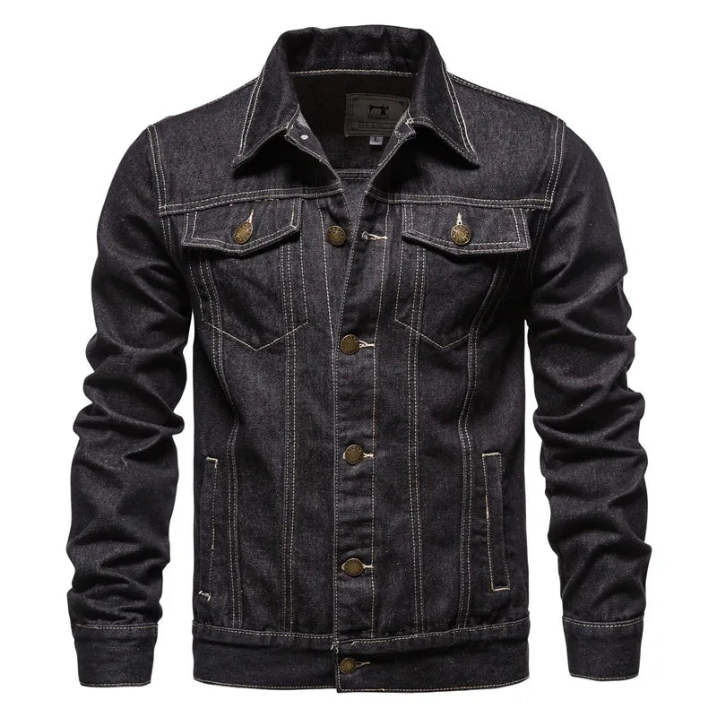 Linden Mode | Denim Motorcycle Jack