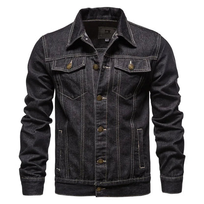 Linden Mode | Denim Motorcycle Jack