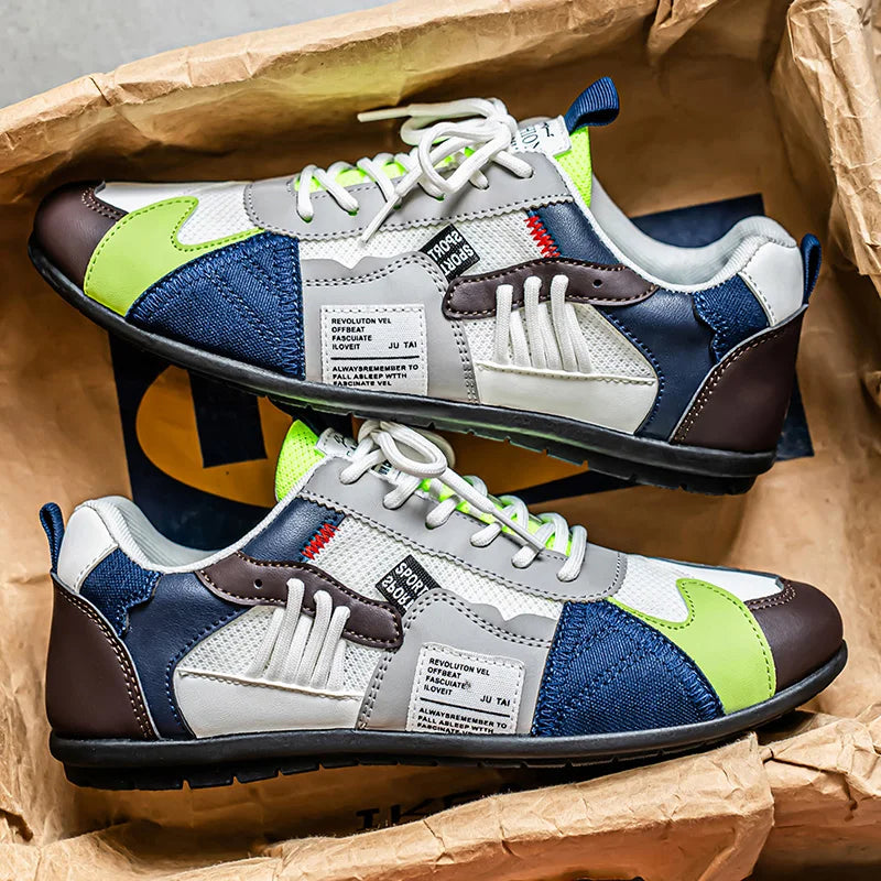 Van Dijkman Mode® | Kleurrijke Retro Sneaker
