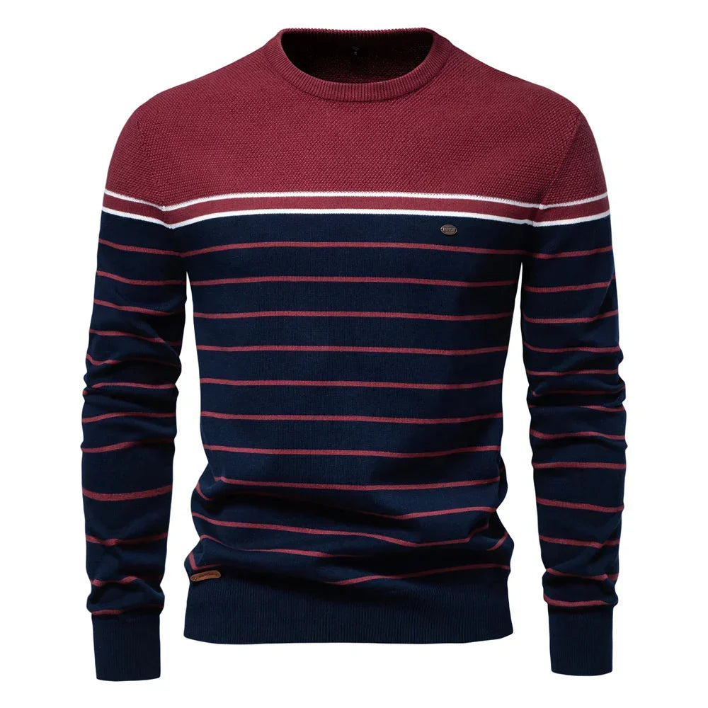 Linden Mode | Herentrui met Streepdesign