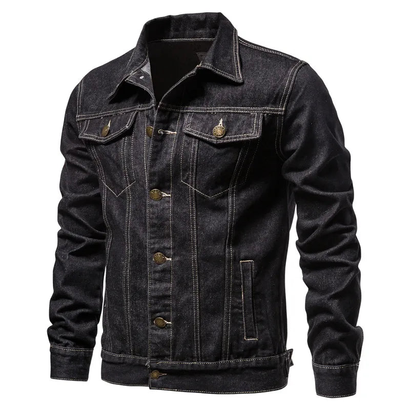 Linden Mode | Denim Motorcycle Jack