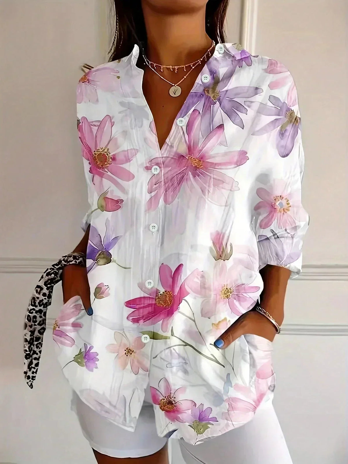 Van Dijkman Mode® | Kleurrijke Lente Blouse