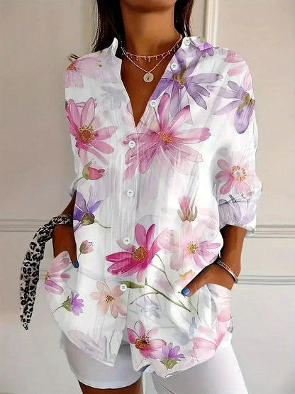 Van Dijkman Mode® | Kleurrijke Lente Blouse