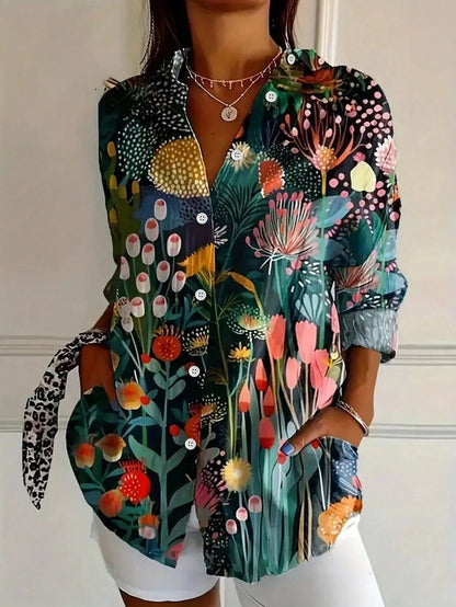 Van Dijkman Mode® | Kleurrijke Lente Blouse